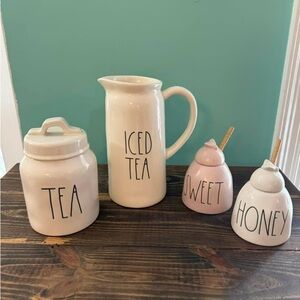 Rae Dunn iced tea pitcher
